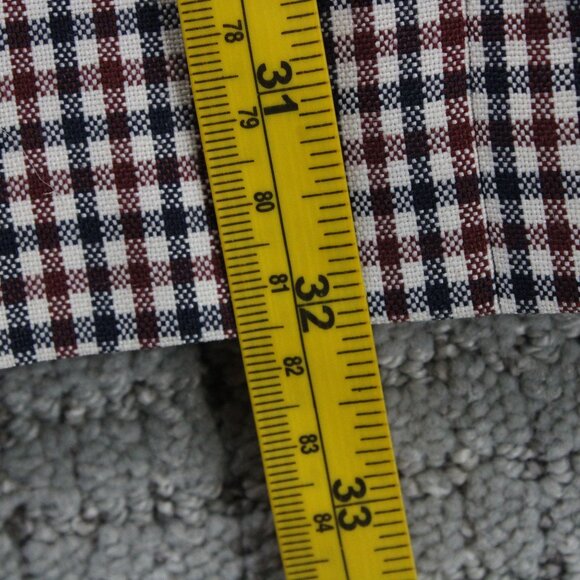 Hart Schaffner & Marx Blazer Jacket Mens Large Multicolor Plaid Two Button Front - Picture 11 of 11